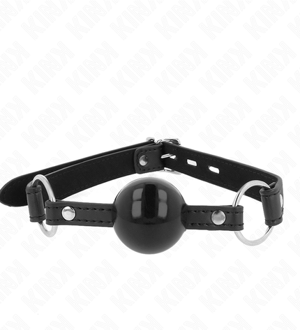 KINK - BÂTON TPE BALLE 4 CM AVEC SERRURE NOIRE 60 x 2 CM - Concombre Boutique