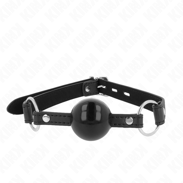 KINK - BÂTON TPE BALLE 4 CM AVEC SERRURE NOIRE 60 x 2 CM - Concombre Boutique