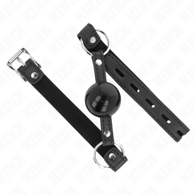 KINK - BÂTON TPE BALLE 4 CM AVEC SERRURE NOIRE 60 x 2 CM - Concombre Boutique