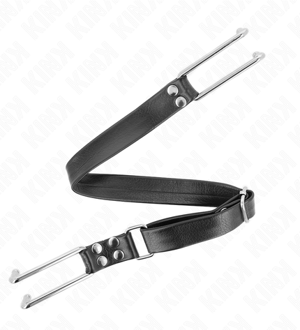 KINK - GAG CROCHET EN MÉTAL RÉGLABLE 36-52 CM by KINK COLLAR & GAG