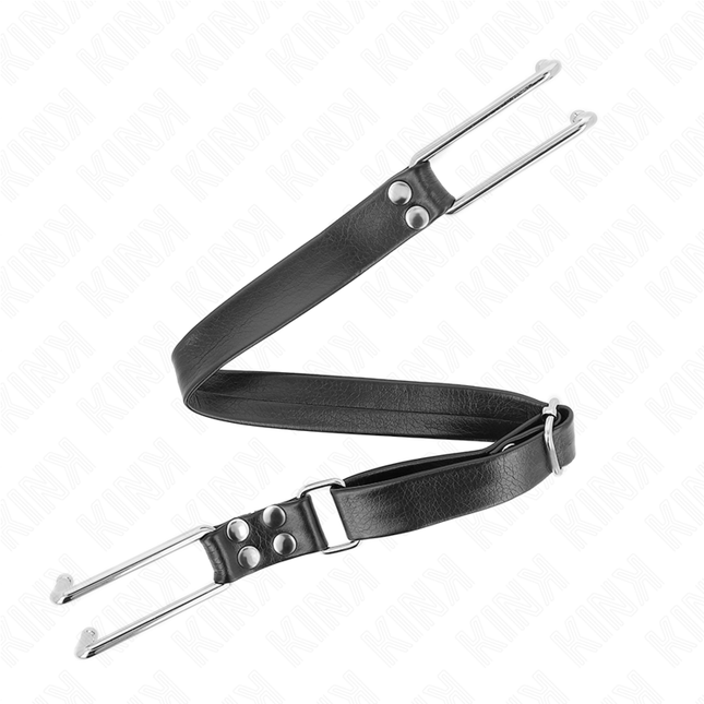 KINK - GAG CROCHET EN MÉTAL RÉGLABLE 36-52 CM by KINK COLLAR & GAG