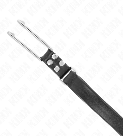 KINK - GAG CROCHET EN MÉTAL RÉGLABLE 36-52 CM by KINK COLLAR & GAG