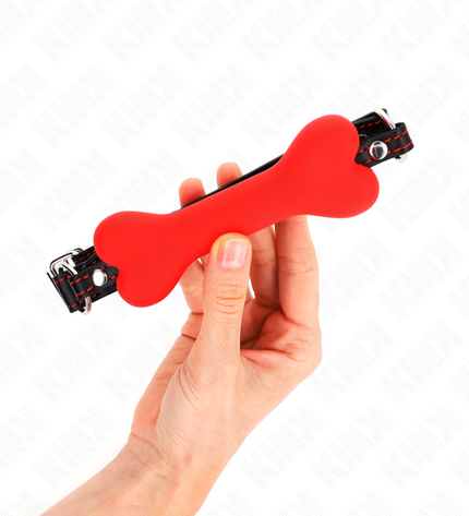 KINK - OS ROUGE 12 CM BAG 63 x 2 CM by KINK COLLAR & GAG