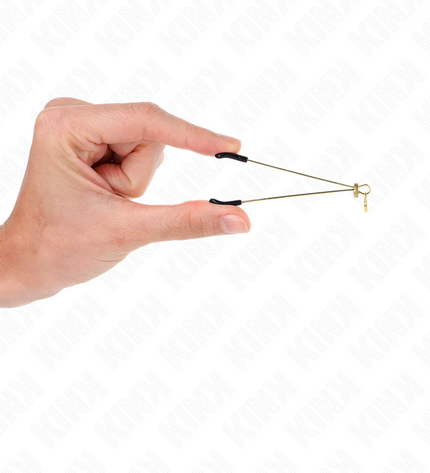 KINK - PINCES À MATELONS FINES OR 7 CM by KINK NIPPLE GRIP