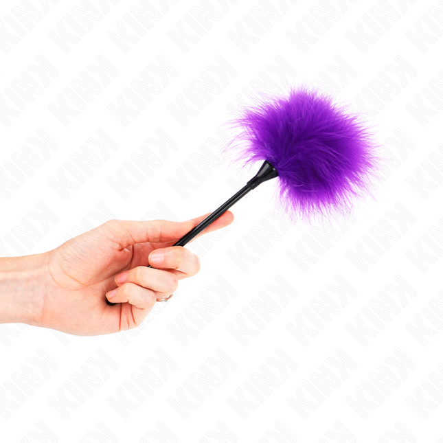 KINK - PLUMES TICKLE VIOLES UTILISÉES POUR LE KIT BONDAGE 27 CM by KINK IMPACT & TOUCH