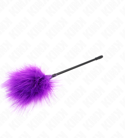 KINK - PLUMES TICKLE VIOLES UTILISÉES POUR LE KIT BONDAGE 27 CM by KINK IMPACT & TOUCH