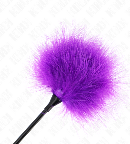 KINK - PLUMES TICKLE VIOLES UTILISÉES POUR LE KIT BONDAGE 27 CM by KINK IMPACT & TOUCH