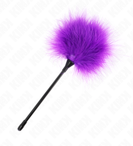 KINK - PLUMES TICKLE VIOLES UTILISÉES POUR LE KIT BONDAGE 27 CM by KINK IMPACT & TOUCH