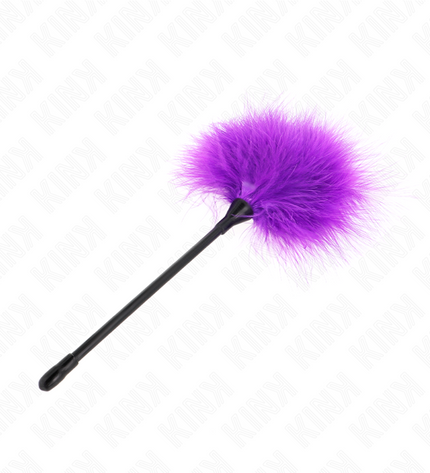 KINK - PLUMES TICKLE VIOLES UTILISÉES POUR LE KIT BONDAGE 27 CM by KINK IMPACT & TOUCH