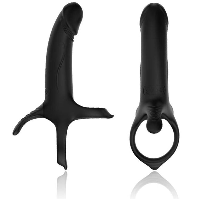 ARMONY - GODE AVEC ANNEAU ET VIBRATEUR NOIR by ARMONY FOR HIM
