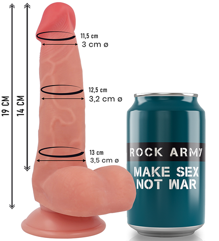 ROCKARMY - RENARD EN SILICONE LIQUIDE 19 CM -O- 3,2 CM by ROCK ARMY