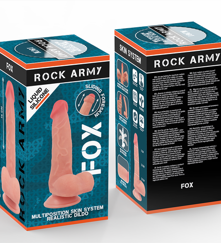 ROCKARMY - RENARD EN SILICONE LIQUIDE 19 CM -O- 3,2 CM by ROCK ARMY