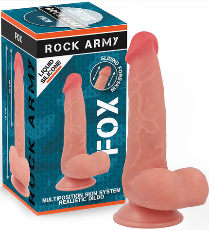 ROCKARMY - RENARD EN SILICONE LIQUIDE 19 CM -O- 3,2 CM by ROCK ARMY