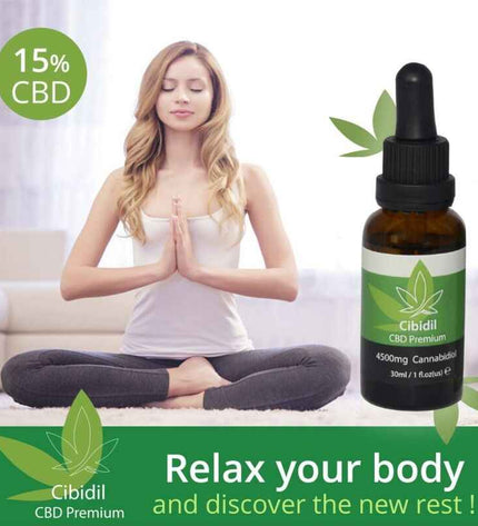 500 COSMETICS - CIBIDIL HUILE DE CBD RELAXANTE 15 % 30 ML - Concombre Boutique