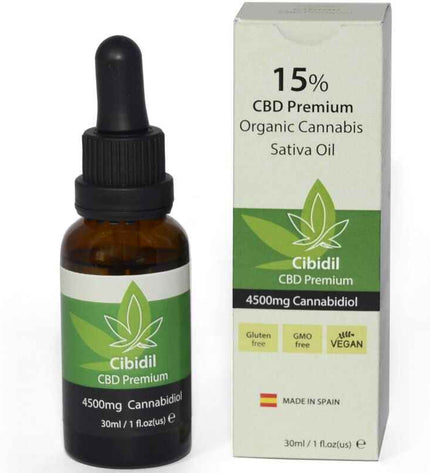 500 COSMETICS - CIBIDIL HUILE DE CBD RELAXANTE 15 % 30 ML - Concombre Boutique