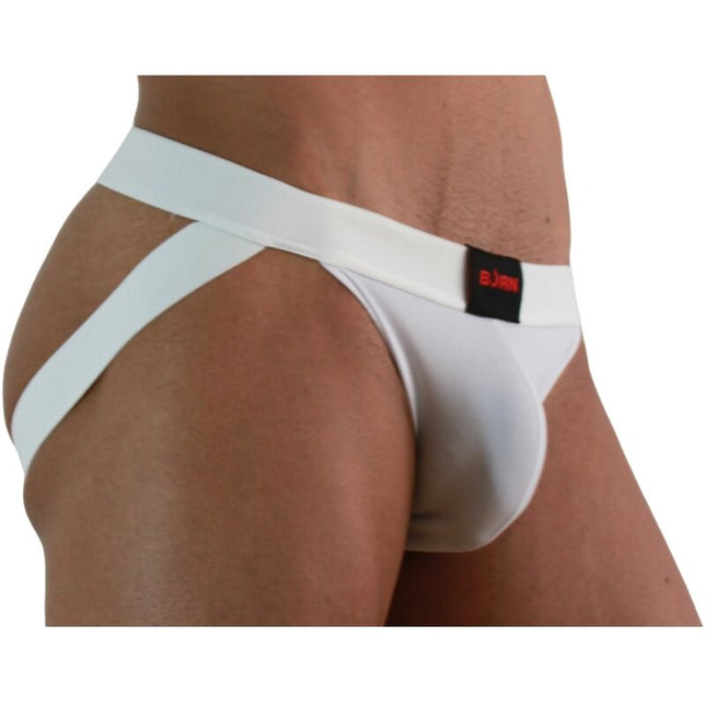 BURN - 007 JOCK LYCRA BLANC S by BURN