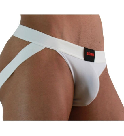 BURN - 007 JOCK LYCRA BLANC S by BURN