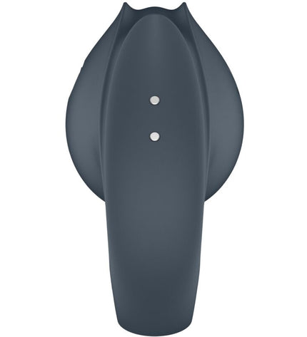 SATISFYER - PERFECT PAIR 2 MULTIVIBRATEUR 2 EN 1 ANNEAU PÉNIS ET STIMULATEUR DE DOIGTS GRIS by SATISFYER PARTNER