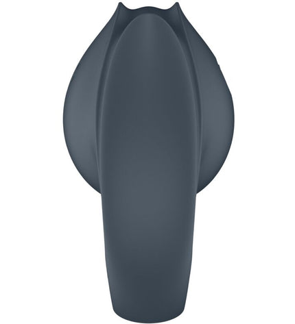 SATISFYER - PERFECT PAIR 2 MULTIVIBRATEUR 2 EN 1 ANNEAU PÉNIS ET STIMULATEUR DE DOIGTS GRIS by SATISFYER PARTNER