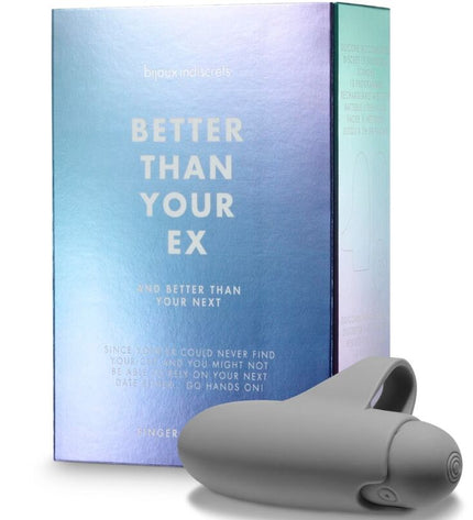 BIJOUX - MIEUX QUE VOTRE EX VIBRATEUR BULLET 10 VIBRATIONS GRIS by BIJOUX PETITS BONBONS