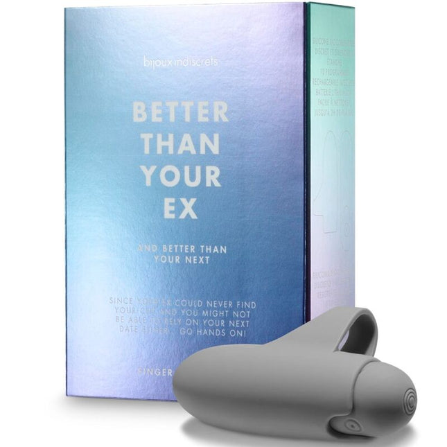 BIJOUX - MIEUX QUE VOTRE EX VIBRATEUR BULLET 10 VIBRATIONS GRIS by BIJOUX PETITS BONBONS