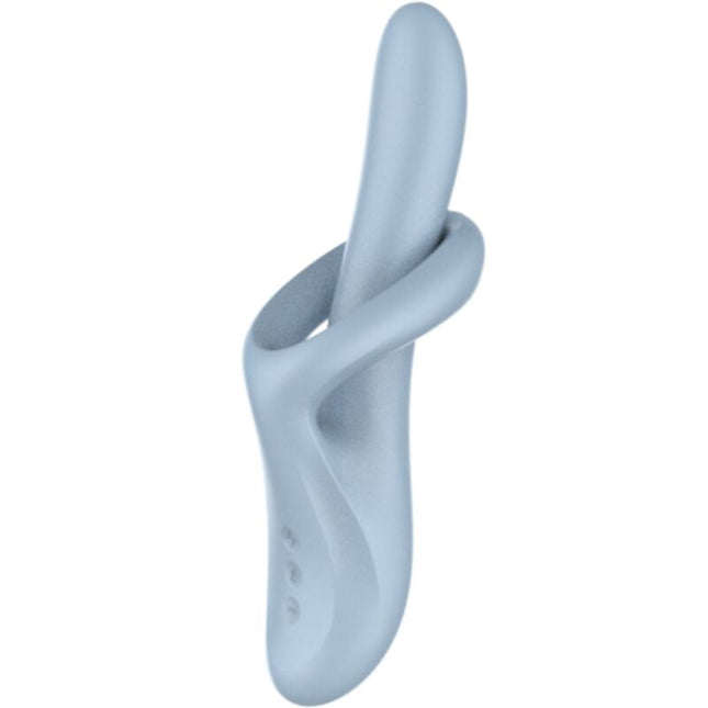 SATISFYER - HEAT FLEX 4 VIBRATEUR EFFET CHALEUREUX 12 VIBRATIONS BLEU by SATISFYER VIBRATOR