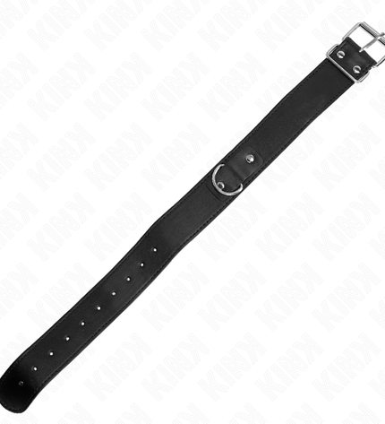KINK - COLLIER AVEC CEINTURE 116 CM BRACELET NOIR AJUSTABLE 32-50 CM X 8 CM by KINK COLLAR & GAG