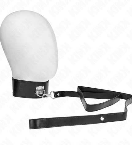 KINK - COLLIER AVEC CEINTURE 116 CM MODÈLE 2 RÉGLABLE 36-43 CM X 5 CM by KINK COLLAR & GAG