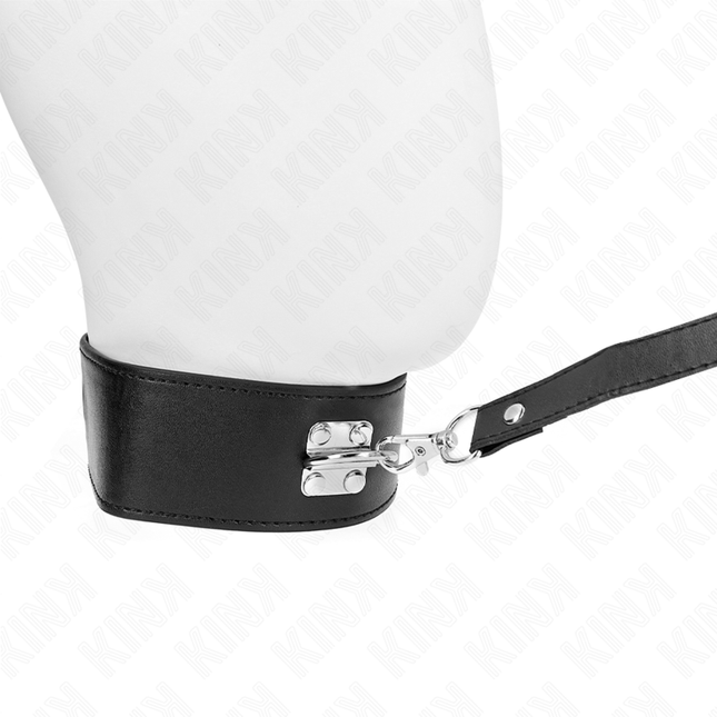 KINK - COLLIER AVEC CEINTURE 116 CM MODÈLE 2 RÉGLABLE 36-43 CM X 5 CM by KINK COLLAR & GAG