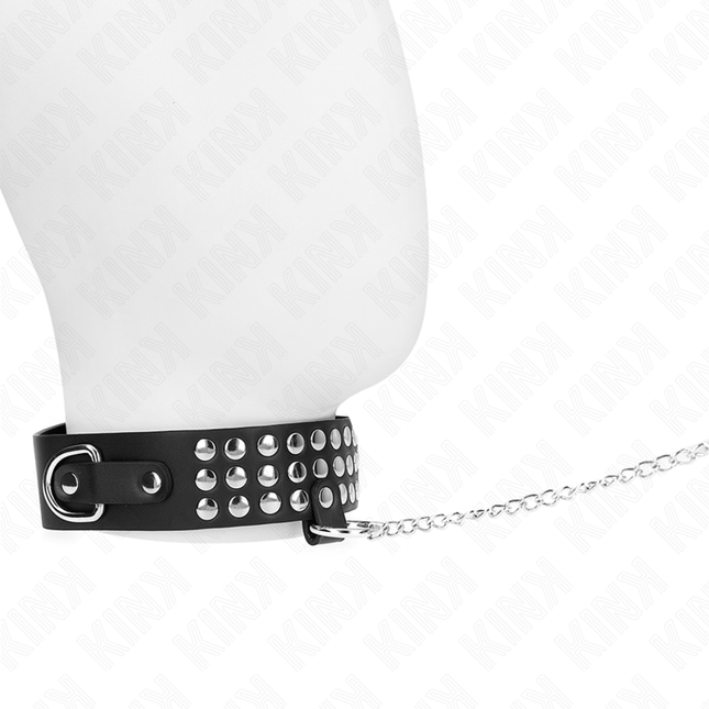 KINK - COLLIER AVEC BRACELET 65 CM AVEC BRILLANT RÉGLABLE 37-42 CM X 5,3 CM by KINK COLLAR & GAG