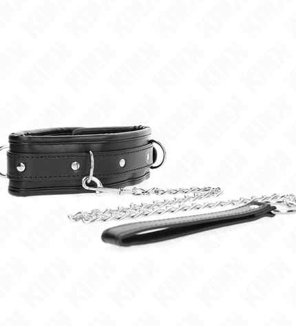 KINK - COLLIER LOURD AVEC CEINTURE 65 CM MODÈLE 1 RÉGLABLE 36,5-50 CM by KINK COLLAR & GAG
