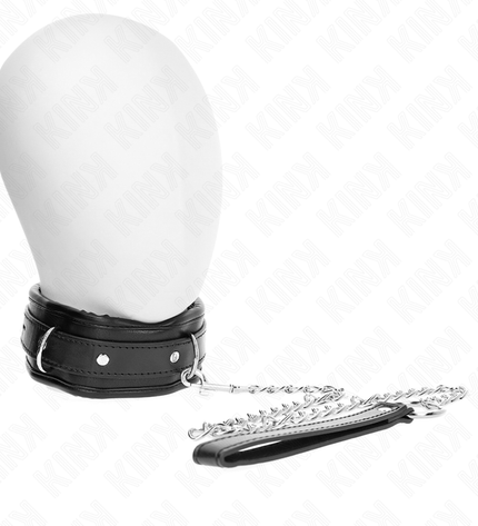 KINK - COLLIER LOURD AVEC CEINTURE 65 CM MODÈLE 1 RÉGLABLE 36,5-50 CM by KINK COLLAR & GAG