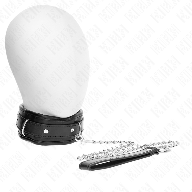 KINK - COLLIER LOURD AVEC CEINTURE 65 CM MODÈLE 1 RÉGLABLE 36,5-50 CM by KINK COLLAR & GAG