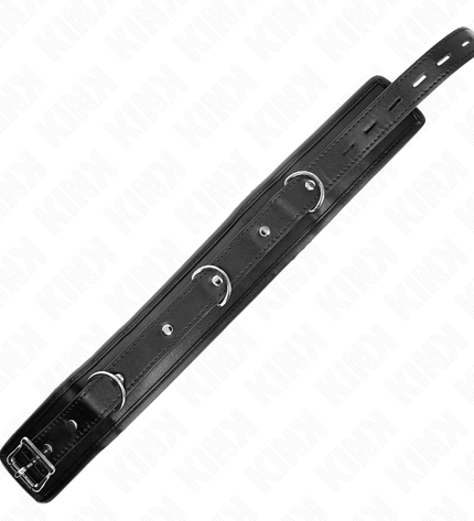 KINK - COLLIER LOURD AVEC CEINTURE 65 CM MODÈLE 1 RÉGLABLE 36,5-50 CM by KINK COLLAR & GAG