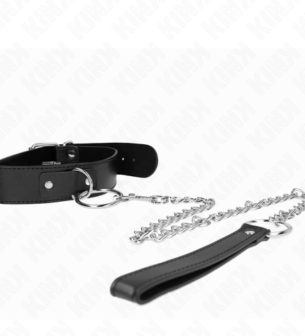 KINK - COLLIER MODÈLE BASIC AVEC LAISSE MODÈLE 4 RÉGLABLE 36-43 CM by KINK COLLAR & GAG