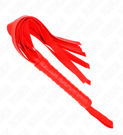 KINK - Fouet à queue large rouge 48,5 CM by KINK IMPACT & TOUCH