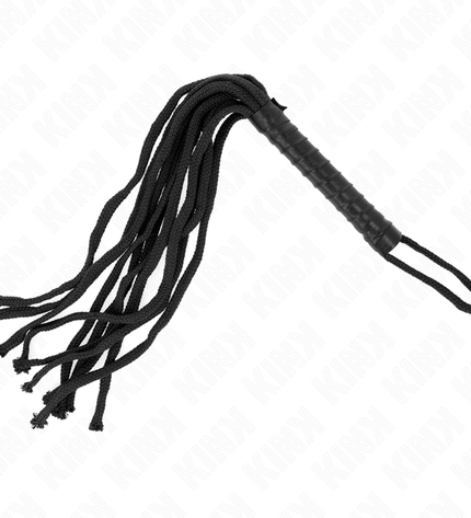 KINK - FOUET CORDE NOIRE 56 CM by KINK IMPACT & TOUCH