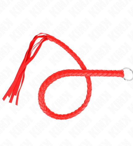 KINK - FOUET SERPENT AVEC ANNEAU ROUGE 65 CM by KINK IMPACT & TOUCH