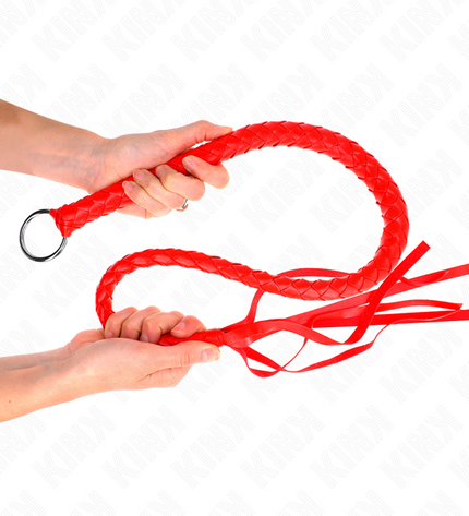 KINK - FOUET SERPENT AVEC ANNEAU ROUGE 65 CM by KINK IMPACT & TOUCH