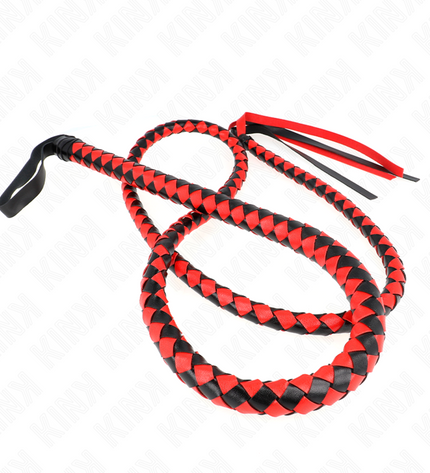 KINK - FOUET LONG SERPENT ROUGE 210 CM by KINK IMPACT & TOUCH