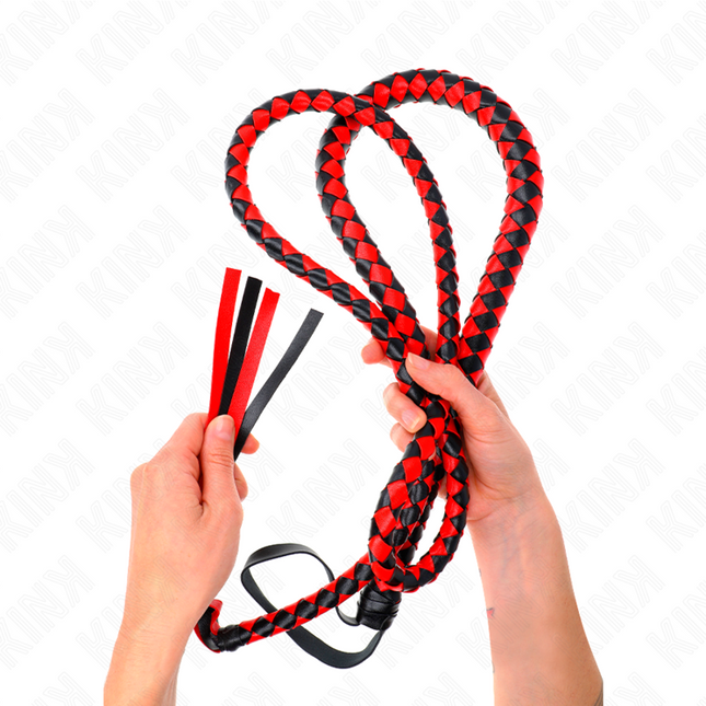 KINK - FOUET LONG SERPENT ROUGE 210 CM by KINK IMPACT & TOUCH