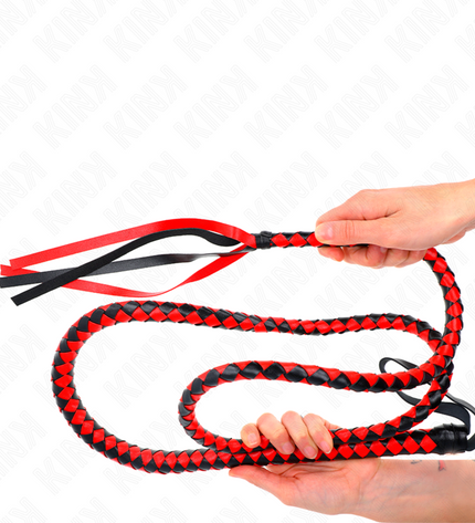 KINK - FOUET LONG SERPENT ROUGE 210 CM by KINK IMPACT & TOUCH