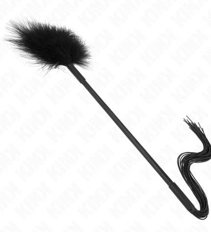 KINK - Fouet en silicone avec plumes pour chatouiller 47 cm by KINK IMPACT & TOUCH