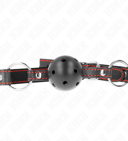 KINK - BAG-BALLE CREUX DUR NOIR MODÈLE 2 65 x 2,5 CM by KINK COLLAR & GAG