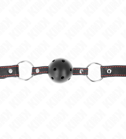 KINK - BAG-BALLE CREUX DUR NOIR MODÈLE 2 65 x 2,5 CM by KINK COLLAR & GAG