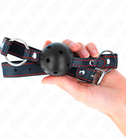 KINK - BAG-BALLE CREUX DUR NOIR MODÈLE 2 65 x 2,5 CM by KINK COLLAR & GAG