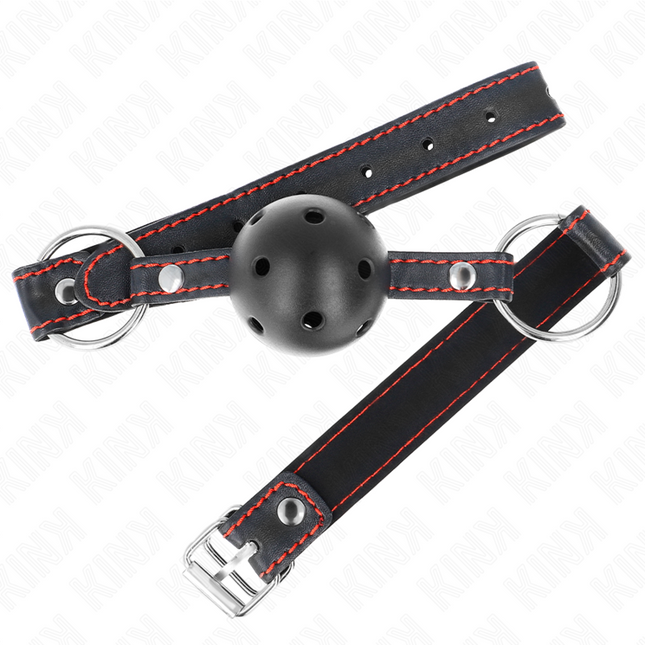 KINK - BAG-BALLE CREUX DUR NOIR MODÈLE 2 65 x 2,5 CM by KINK COLLAR & GAG