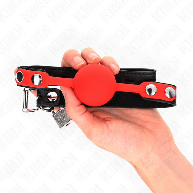KINK - BÂTON EN SILICONE 4 CM AVEC SERRURE 60 x 2 CM by KINK COLLAR & GAG