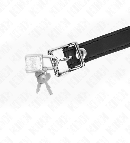 KINK - BÂTON EN SILICONE 4 CM AVEC SERRURE 60 x 2 CM by KINK COLLAR & GAG