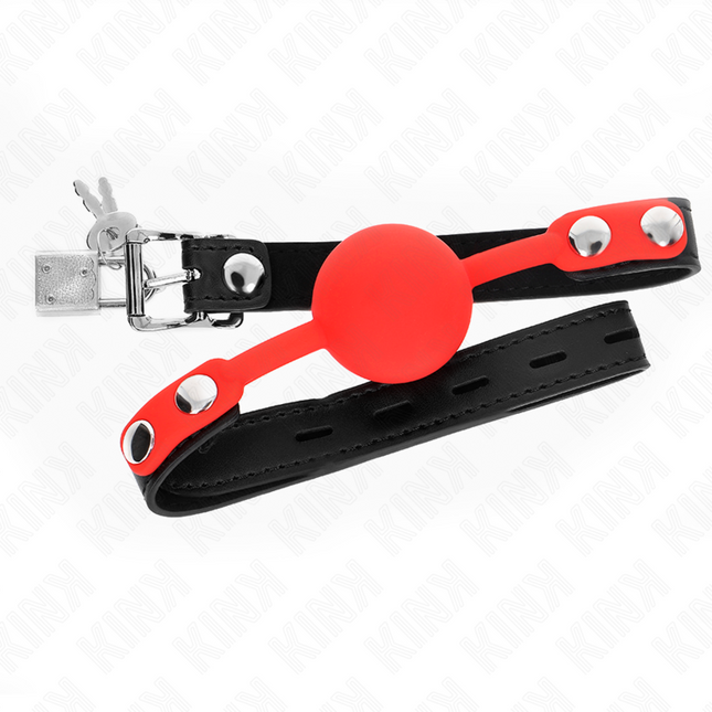 KINK - BÂTON EN SILICONE 4 CM AVEC SERRURE 60 x 2 CM by KINK COLLAR & GAG